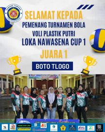 FINAL VOLLY PLASTIK LOKA NAWASENA CUP 1 DI BANJIRI PENONTON